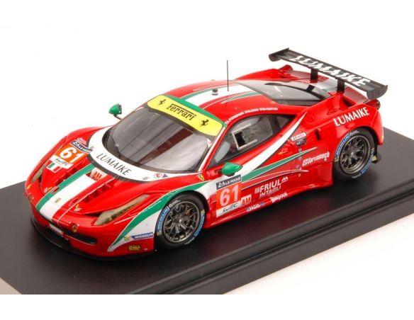 Looksmart LSLM06 FERRARI 458 ITALIA N.61 22th LM 2014 COMPANC-CIOCI-VENTURI 1:43 Modellino