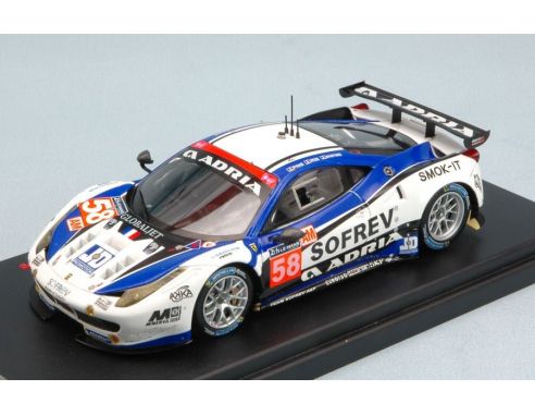 Looksmart LSLM02 FERRARI 458 ITALIA N.58 29th LM 2014 PONS-AYARI-BARTHEZ 1:43 Modellino