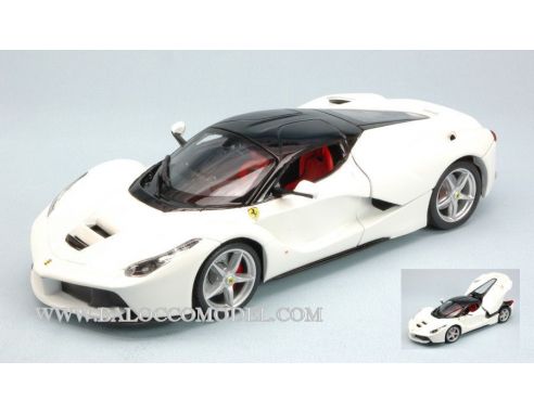 Bburago BU26001W FERRARI LA FERRARI 2013 WHITE 1:24 Modellino