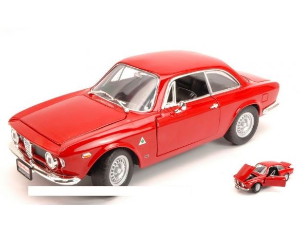 White Box WB18004 ALFA ROMEO GIULIA SPRINT GTA 1965 RED 1:18 Modellino