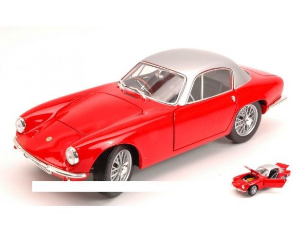White Box WB18003 LOTUS ELITE 1960 RED/SILVER 1:18 Modellino