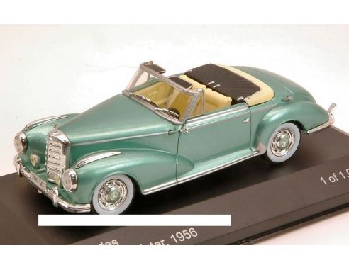 White Box WB115 MERCEDES 300 (W188) SC ROADSTER 1956 METALLIC LIGHT GREEN 1:43 Modellino