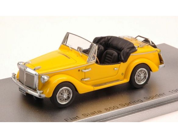 Kess Model KS43010020 FIAT 850 SIATA SPRING SPIDER 1967 YELLOW ED.LIM.PCS 250 1:43 Modellino