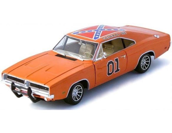 Ertl RT32485 GENERALE LEE DUKES OF HAZZARD DODGE CHARGER 1969 1:18 Modellino