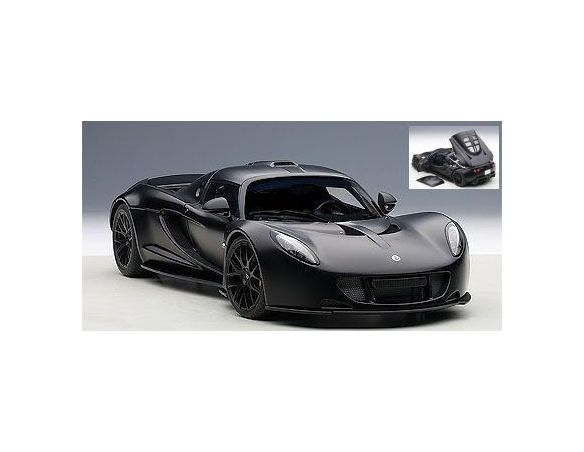 Auto Art / Gateway AA75401 HENNESSEY VENOM GT 2012 BLACK 1:18 Modellino