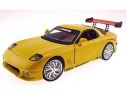 ERTL 33797 MAZDA RX7 YELLOW 1/18 Modellino