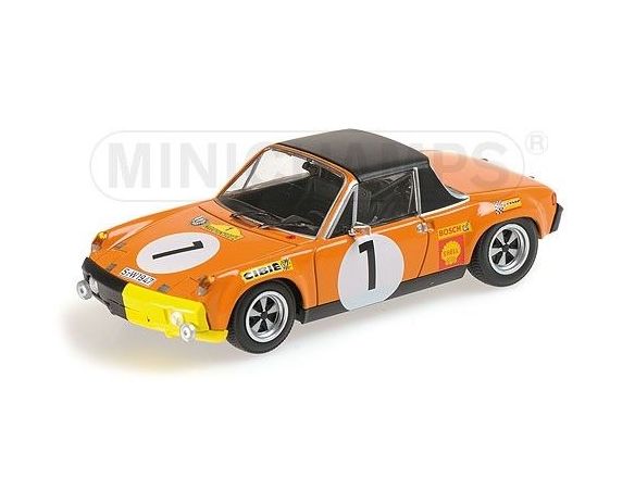Minichamps PM400706501 PORSCHE 914/6 N.1 WINNER MARATHON DE LA ROUTE 1970 LARROUSSE-HALDI-MARKO Modellino