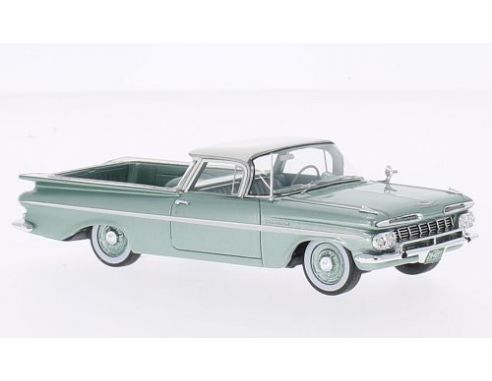Neo Scale Models NEO44851 CHEVROLET EL CAMINO 1959 LIGHT GREEN METALLIC 1:43 Modellino