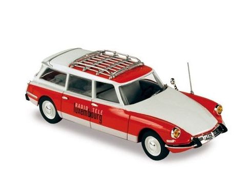 Norev NV155028 CITROEN ID 19 BREAK 1963 RADIO TELE LUXEMBOURG 1:43 Modellino