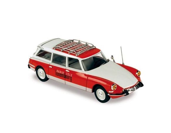 Norev NV155028 CITROEN ID 19 BREAK 1963 RADIO TELE LUXEMBOURG 1:43 Modellino