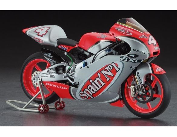 Hasegawa HG21706 HONDA NSR 250 2002 N.4 (R.ROLFO)/ N.7 (E.ALZAMORA) KIT 1:12 Modellino
