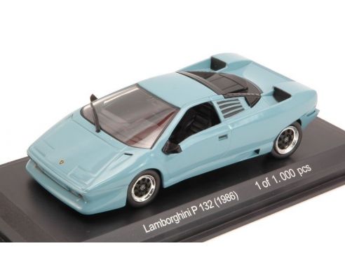 White Box WB510 LAMBORGHINI P 132 1986 CINDERBLUE 1:43 Modellino