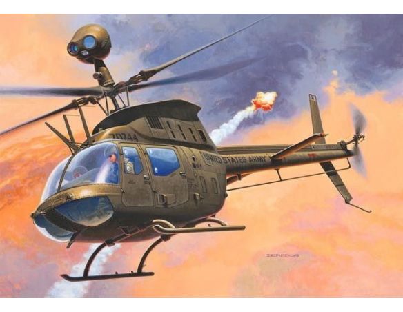 Revell RV4938 BELL OH-58D KIOWA (HELICOPTERS) KIT 1:72 Modellino