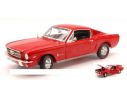 Auto World AMM1000 FORD MUSTANG 2+2 1965 RED 1:18 Modellino