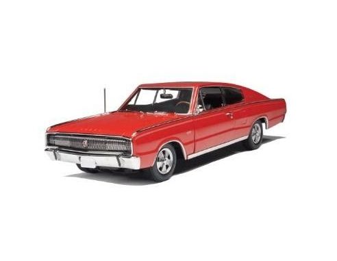 ERTL 39319 DODGE CHARGER HARD TOP RED 1966 1/18 Modellino