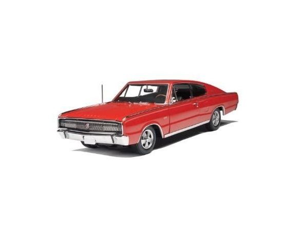 ERTL 39319 DODGE CHARGER HARD TOP RED 1966 1/18 Modellino