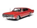 ERTL 39319 DODGE CHARGER HARD TOP RED 1966 1/18 Modellino