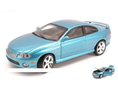 Auto World AMM1025 PONTIAC GTO COUPE' 2004 METALLIC BLUE 1:18 Modellino