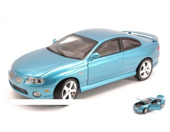 Auto World AMM1025 PONTIAC GTO COUPE' 2004 METALLIC BLUE 1:18 Modellino