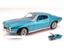 Auto World AMM982 CHEVY CAMARO SS 350 1971 METALLIC BLUE 1:18 Modellino