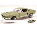 Auto World AMM993 FORD MUSTANG SHELBY GT500 1967 LIGHT GREEN MET.1:18 Modellino