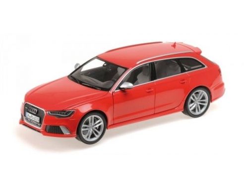 MINICHAMPS 110012011 AUDI RS6 AVANT 2013 RED Modellino