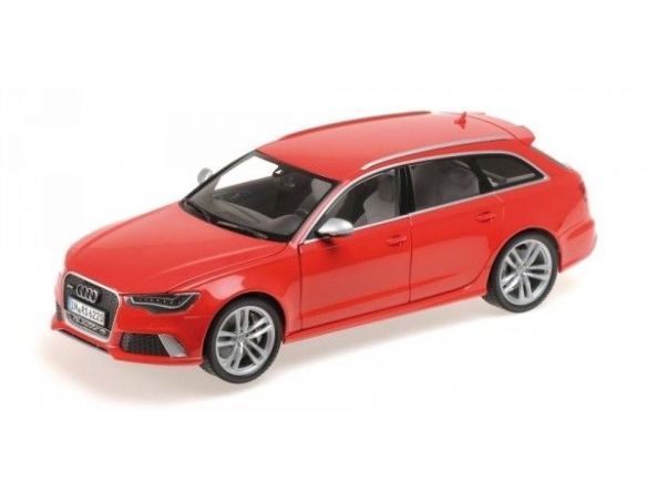 MINICHAMPS 110012011 AUDI RS6 AVANT 2013 RED Modellino