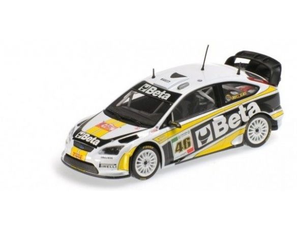 Minichamps PM400088946 FORD FOCUS N.46 2nd MONZA RALLY SHOW 2008 V.ROSSI-C.CASSINA 1:43 Modellino