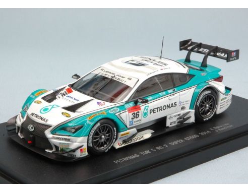 Ebbro EB45064 LEXUS RC F N.36 SUPER GT500 2014 K.NAKAJIMA-J.ROSSITER 1:43 Modellino