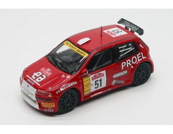Top Model TM3019 FIAT PUNTO N.51 S.REMO 2003 1:43 Modellino