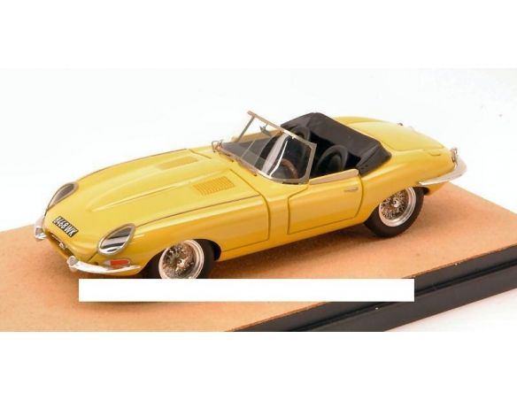Tecnomodel TMDEX56A JAGUAR E TYPE SPIDER 1961 YELLOW ED.LIM.PCS 30 1:43 Modellino