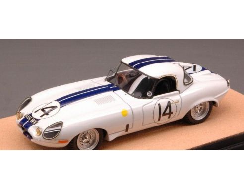 Tecnomodel TMDEX57A JAGUAR E TYPE N.14 RETIRED LM 1963 HANSGEN-PABST ED.LIM.PCS 40 1:43 Modellino