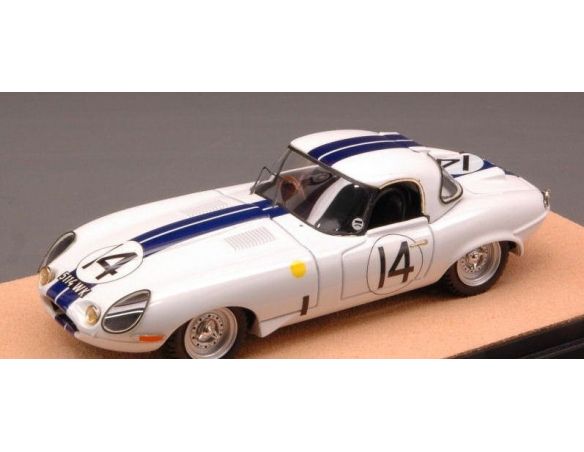 Tecnomodel TMDEX57A JAGUAR E TYPE N.14 RETIRED LM 1963 HANSGEN-PABST ED.LIM.PCS 40 1:43 Modellino