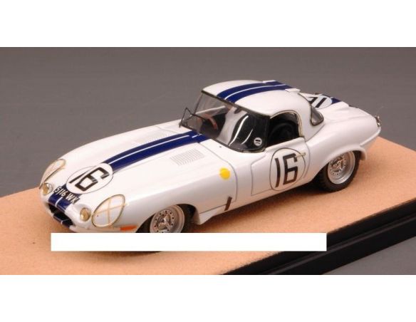 Tecnomodel TMDEX57C JAGUAR E TYPE N.16 RETIRED LM 1963 RICHARD-SALVADORI  ED.LIM.PCS 40 1:43 Modellino