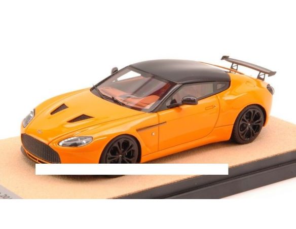 Tecnomodel TMDMI52AL ASTON MARTIN V12 ZAGATO 2012 ORANGE W/BLACK ROOF ED.LIM.PCS 10 1:43 Modellino