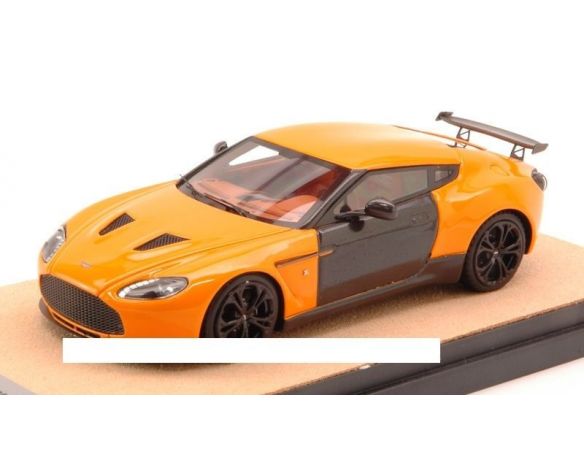 Tecnomodel TMDMI52AN ASTON MARTIN V12 ZAGATO 2012 GLOSS ORANGE W/CARBON ED.LIM.PCS 10 1:43 Modellino