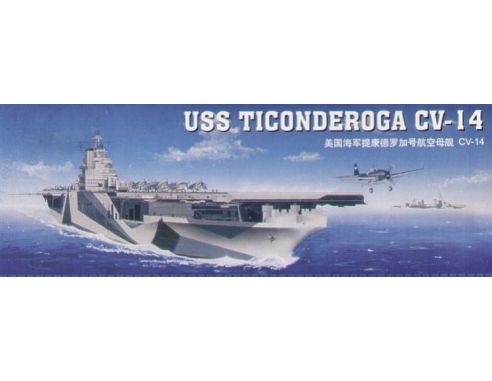 TRUMPETER 05609 USS CV-14 TICONDEROGA Modellino