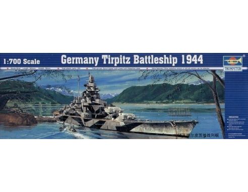 TRUMPETER 05712 TIRPITZ GERMAN BATTLESHIP 1943 Modellino