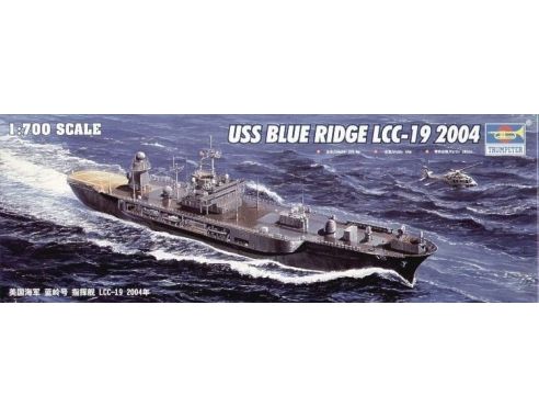 TRUMPETER 05717 USS BLUE RIDGE LCC-19 2004 Modellino