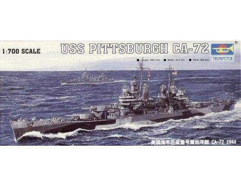 TRUMPETER 05726 USS PITTSBURGH CA-72 1944 Modellino
