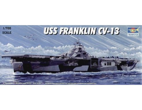 TRUMPETER 05730 USS FRANKLIN CV-13 Modellino