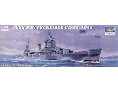 TRUMPETER 05747 USS SAN FRANCISCO CA-38 1944 Modellino
