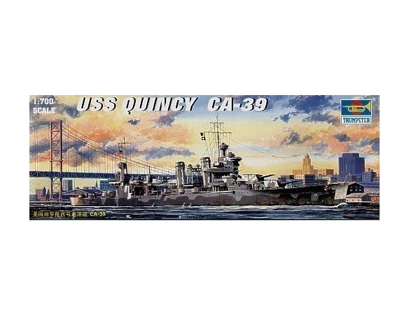 TRUMPETER 05748 USS QUINCY CA-39 Modellino