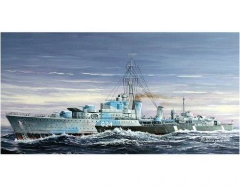 TRUMPETER 05759 TRIBAL-CLASS DESTROYER HMCS HURON G24 1944 Modellino
