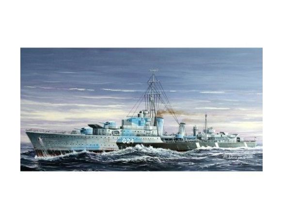 TRUMPETER 05759 TRIBAL-CLASS DESTROYER HMCS HURON G24 1944 Modellino