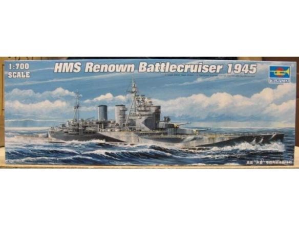 TRUMPETER 05765 HMS RENOWN 1945 Modellino