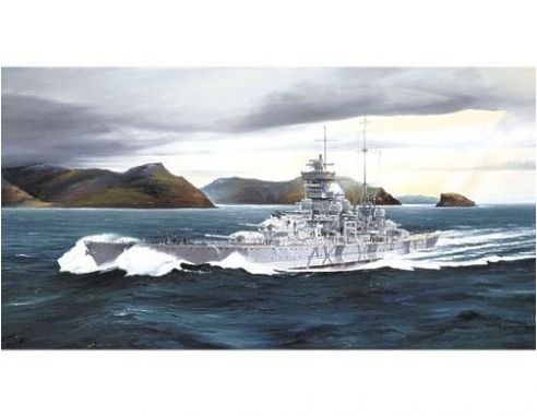 TRUMPETER 05766 GERMAN CRUISER PRINZ EUGEN 1942 Modellino