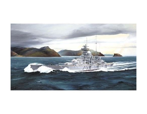 TRUMPETER 05766 GERMAN CRUISER PRINZ EUGEN 1942 Modellino