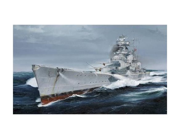 TRUMPETER 05775 GERMAN CRUISER ADMIRAL HIPPER 1940 Modellino