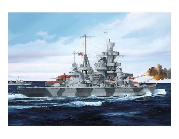 TRUMPETER 05776 GERMAN CRUISER ADMIRAL HIPER 1941 Modellino
